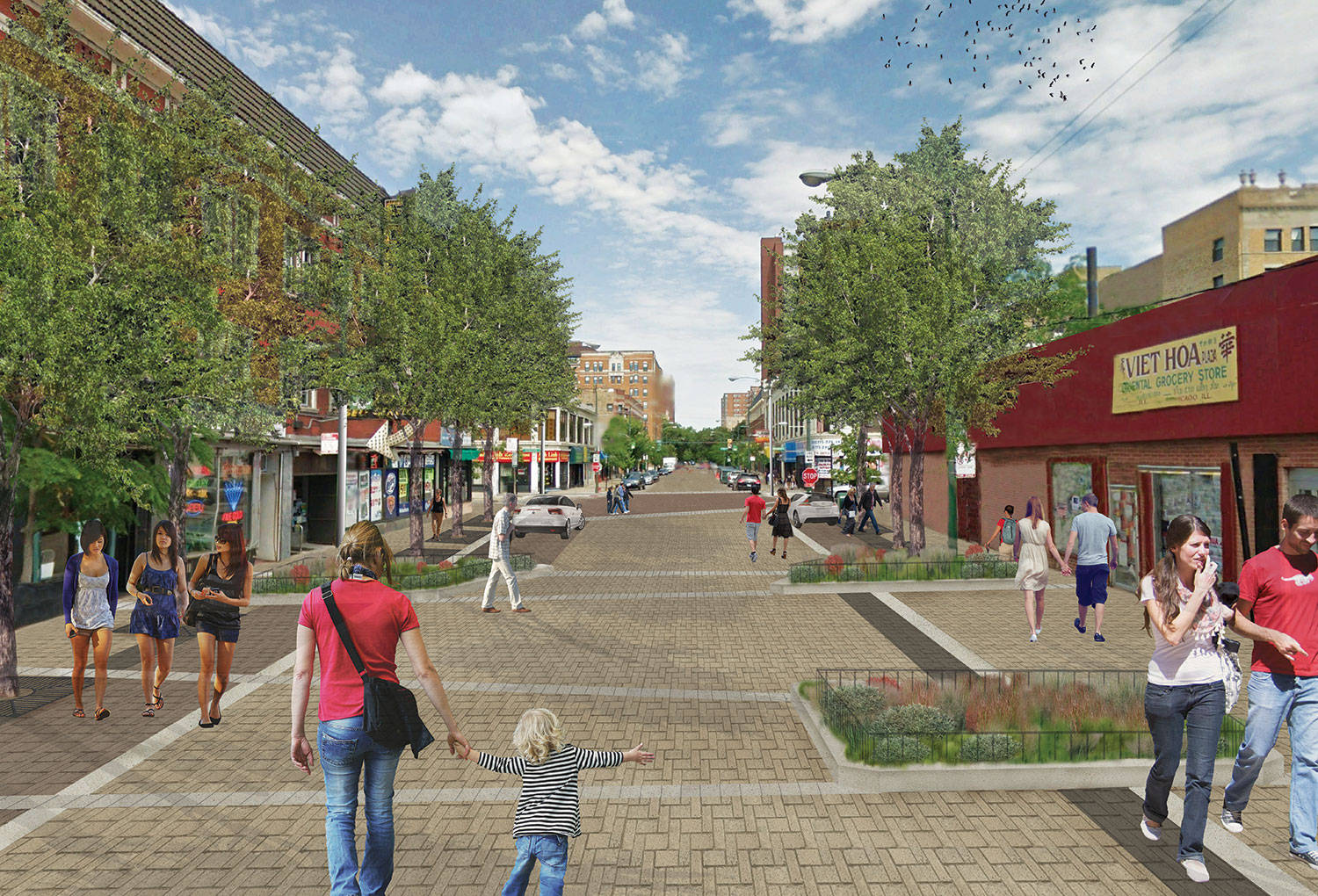 Argyle Streetscape Rendering